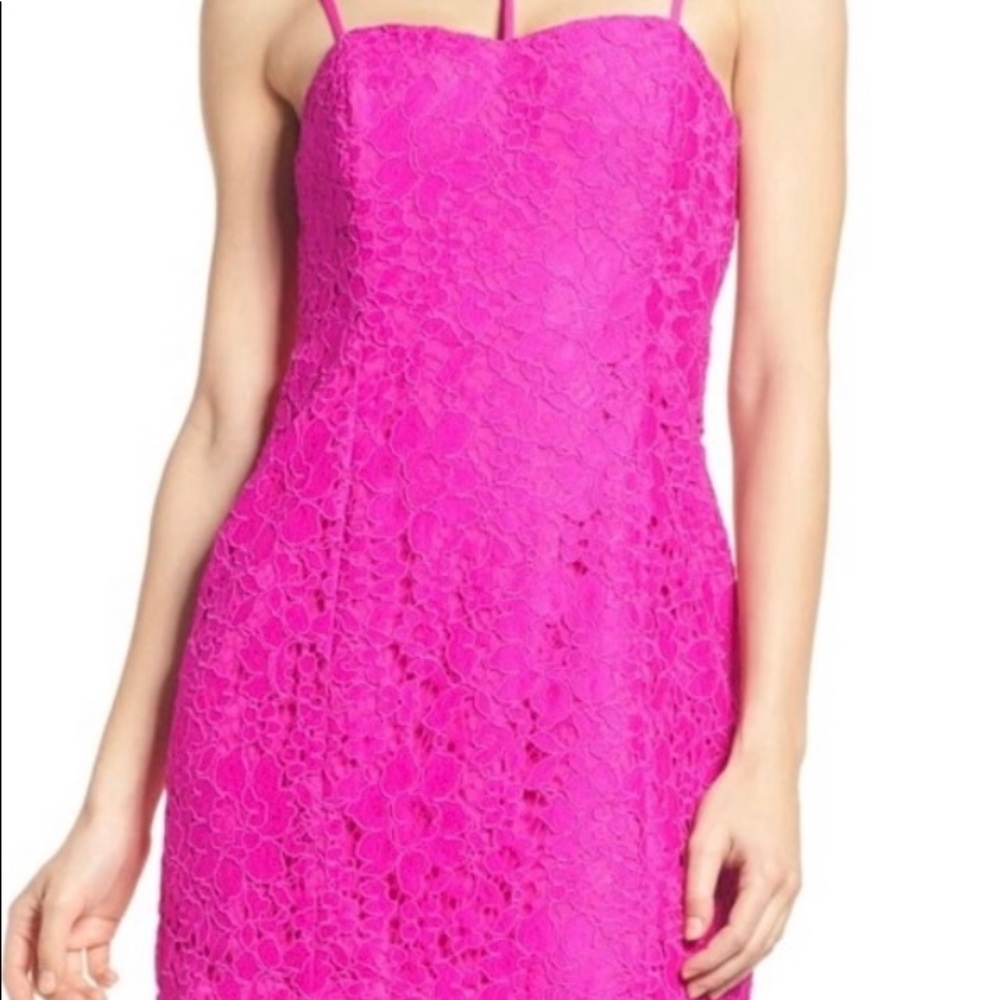 NWOT Lilly Pulitzer stunning strapless fuchsia